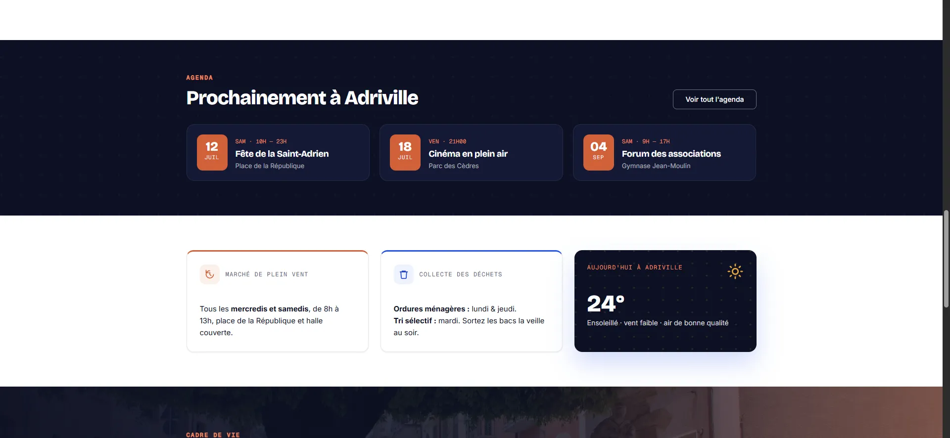 Mairie de Adriville (fictif), visuel 1