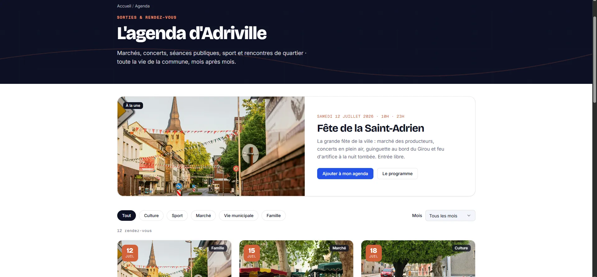 Mairie de Adriville (fictif), visuel 3