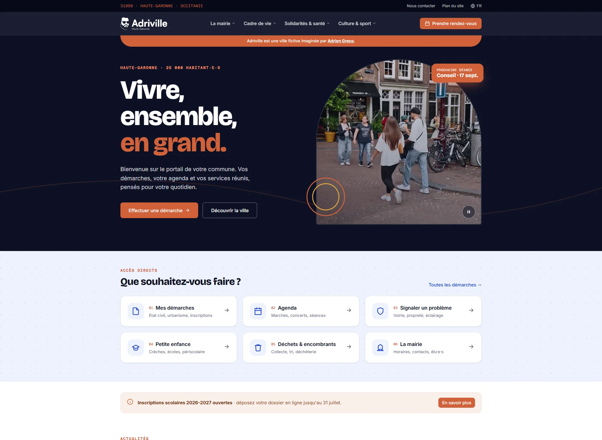 Mairie de Adriville (fictif)