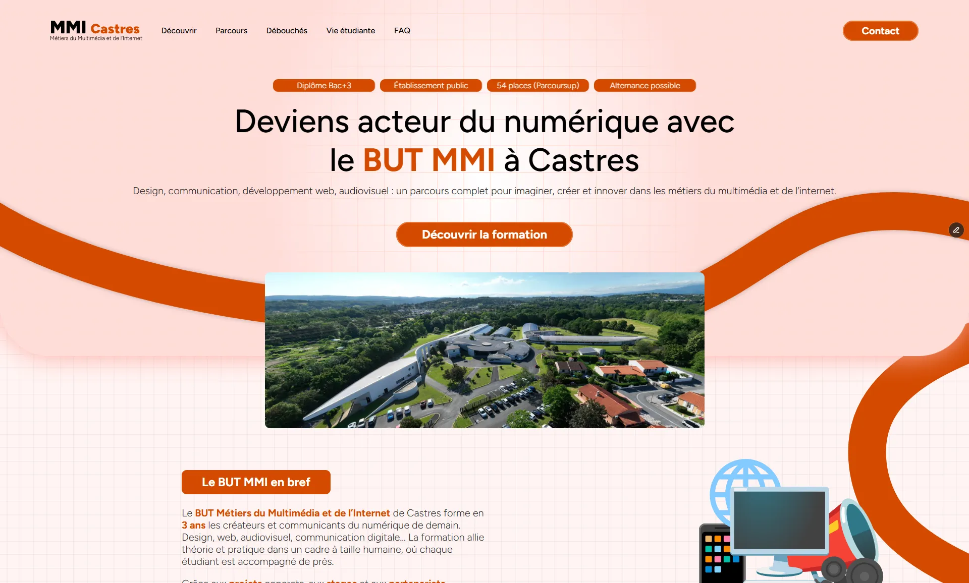 Landing page MMI